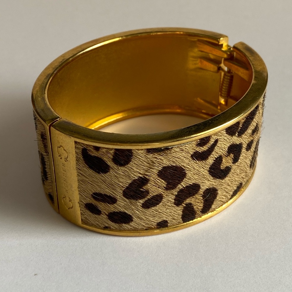 C WONDER Leopard Cuff Bracelet Magnetic
